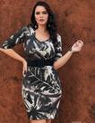 Vestido Plus Size Realist Estampado PP