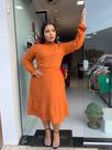 Vestido plus veste GG