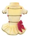 Vestido Plush Bela para cachorro e gato Tamanho:G