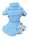 Vestido Plush Cinderela para cachorro e gato Tamanho:PP