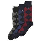 Vestido Polo Crew Sock Ralph Lauren de algodão macio Argyle 12-17 EUA