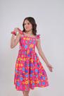 Vestido Pop Colors Any com Elástico de Cabelo