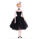 Vestido preto Princess Doll Figure Toy Ballet Girl 30 cm