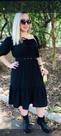 Vestido Preto Tamanho 50