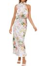 Vestido PRETTYGARDEN 2025 de Verano Sin Mangas de Satén Largo XL Vestido PRETTYGARDEN 2025 de Verano Sin Mangas de Satén Largo XL
