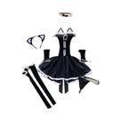 Vestido Princesa Lolita Preto Sem Alças Com Renda Para Meninas, Sexy, Vestido De Noite, Pijama