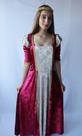 Vestido Princesa Medieval Luxuoso Festas Época celta