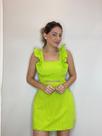 Vestido Princesa Verd Neon