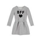 Vestido Puc Infantil Moletom Com Glitter