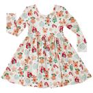 Vestido pureborn Toddler Girl Bamboo Viscose Christmas 2-3T