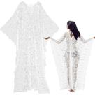 Vestido quimono de renda Beach Cover Up Mepase Boho Witch branco