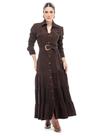 Vestido Raffiné Couro Camurça Legítimo Pele Mania - PV2947