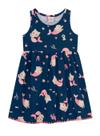 Vestido Regata Brandili 36257 Infantil Gatinha Algodão T. 01/03