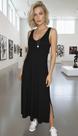 vestido regata com bolso e fenda na lateral