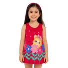 Vestido Regata Estampado Infantil Menina Kyly