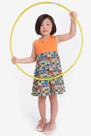 Vestido Regata Turma da Mônica Laranja Balanço