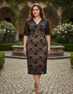 Vestido Renda Festa 79 Plus Size Madrinha Formatura Civil Noite