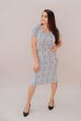 Vestido reto onça preto/branco