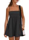 Vestido Rompers Panadila Summer Beach Vacation com alça espaguete Vestido Rompers Panadila Summer Beach Vacation com alça espaguete