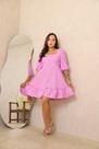 Vestido rosa claro