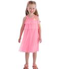 Vestido rosa flúor infantil mon sucré 3127128