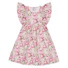 Vestido Rosa Infantil Pulla Bulla Menina - 53418-1265