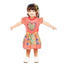 Vestido Roupa Quadrilha Festa Junina para Bebê Infantil Menina Baby