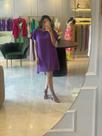 vestido roxo comfort tecido maquinetado m vestido roxo comfort tecido maquinetado m