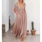 Vestido Saída Praia Longo Plus Size Babado Verde Azul Branco Preto