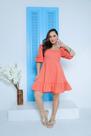 Vestido salmao