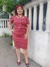 Vestido social em sarja m maria 3615 moda evangelica