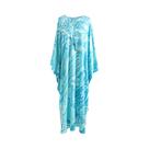 Vestido Solto Estampado Listrado Com Manga Morcego E Decote Redondo Estilo Boêmio Primavera Verão