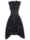 Vestido Steampunk, gótico, vitoriano, com babados, fantasia, anime