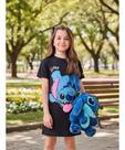 Vestido Stitch Disney Com Strass Animê