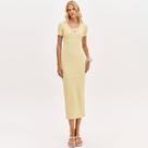Vestido Super Mid Easy Lança Perfume Pr26 Amarelo Feminino Vestido Super Mid Easy Lança Perfume Pr26 Amarelo Feminino