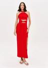 Vestido Super Midi Com Fenda Lateral Ref. 502VE012019 Lança Perfume Tamanho G Vermelho
