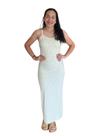 Vestido super midi de alças lança perfume easy Vestido super midi de alças lança perfume easy