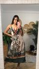 Vestido super midi estampa local tamanho g
