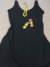 Vestido suplex tubinho curto .