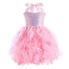 Vestido Suppromo rosa Sparkly Tulle Fairy Princess 5-6T
