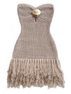Vestido SweatyRocks Boho Crochet FringeTube Top para mulheres Vestido SweatyRocks Boho Crochet FringeTube Top para mulheres