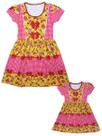 Vestido Tal Mãe Tal Filha Temático Estampado Festa Junina