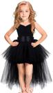 Vestido Tao-Ge Halloween Preto Tutu Fairy Princess Vestido 5-6