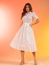 Vestido tecido linho