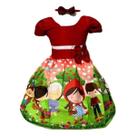 Vestido Temático Chapeuzinho Vermelho Festa Vestido Temático Chapeuzinho Vermelho Festa