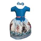 Vestido Temático Frozen 2 S