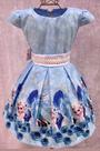 Vestido temático Frozen infantil tamanho M veste de 4 á 6 anos