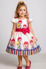 Vestido Temático Infantil Bebê Finn tamanho:1Cor:Rosa Vestido Temático Infantil Bebê Finn tamanho:1Cor:Rosa