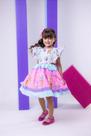 Vestido Temático Infantil Doces - Doceria - Candy Vestido Temático Infantil Doces - Doceria - Candy