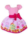 Vestido Temático Infantil Festa Pepa
